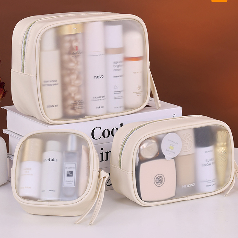 PVC 무광 반투명 화장품 가방 - 대용량 고급 메이크 - Luxury Skincare Box 리뷰 및 가격