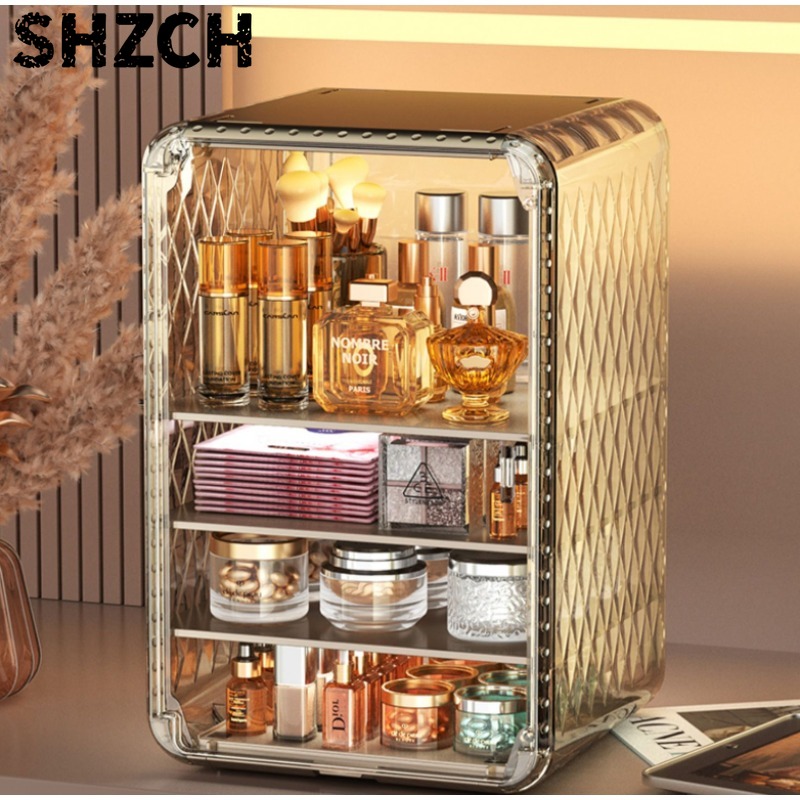 Luxury Skincare Display - 대용량 고급 화장품 정리함, 방진 아크릴