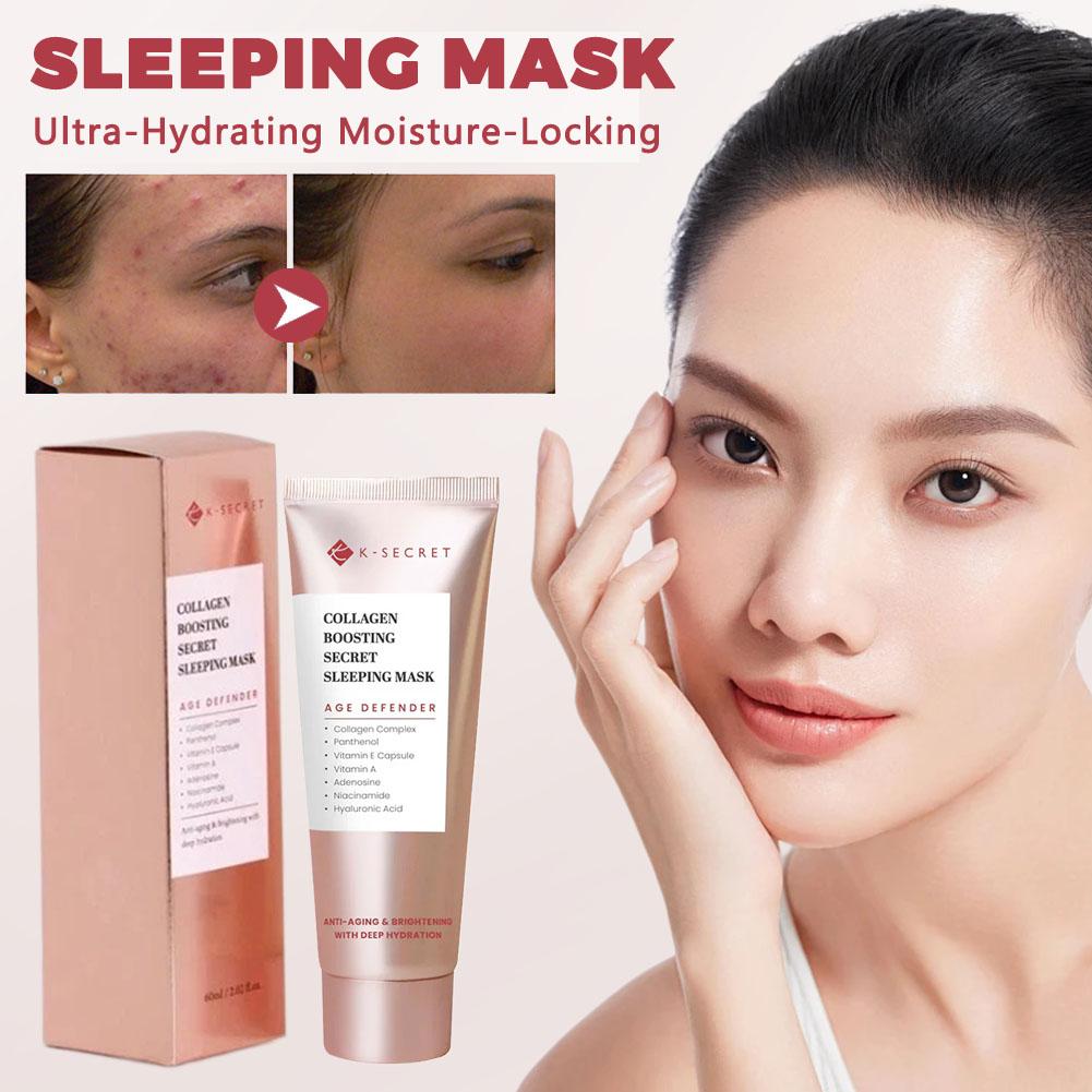 K-SECRET 한국 고급 콜라겐 슬리핑 마스크 - 부 - Luxury Skincare Mask 리뷰 및 가격