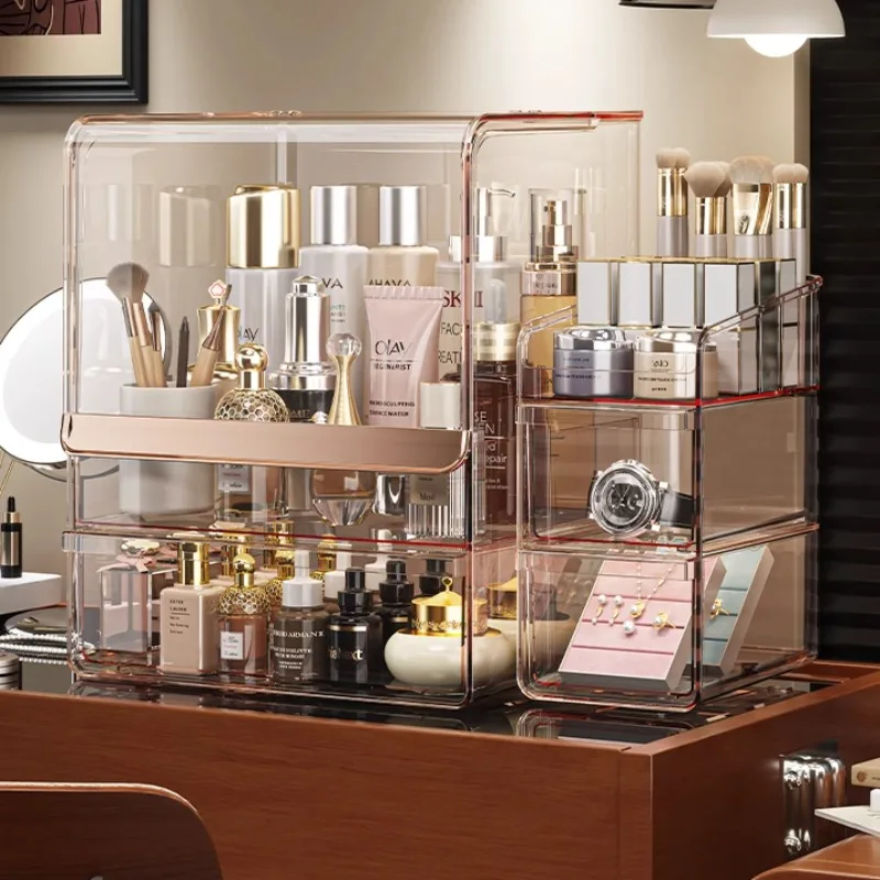 고급 화장품 정리함 아크릴 스킨케어 화장대 타워, 먼지 - Luxury Skincare Collection 리뷰 및 가격
