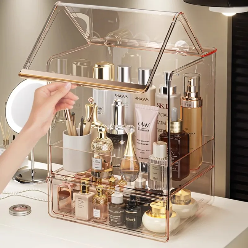 고급 화장품 정리함 아크릴 스킨케어 화장대 타워, 먼지 - Luxury Skincare Collection 리뷰 및 가격
