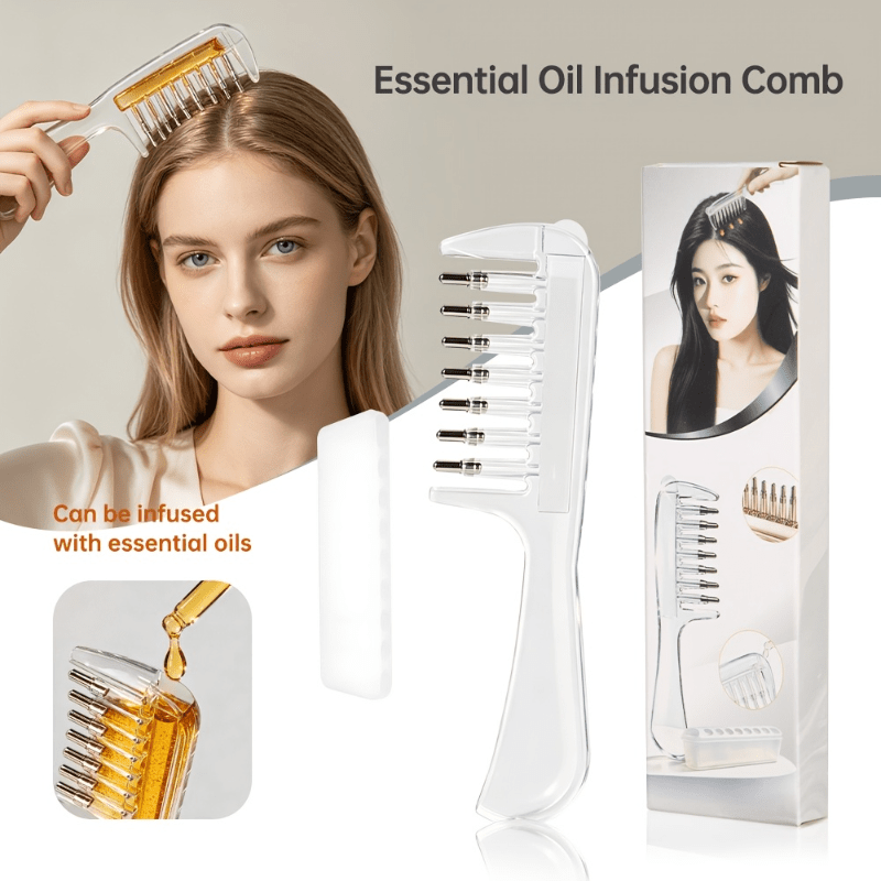 투명 에센셜 오일 주입 헤어 빗 재사용 가능 두피 액체 - Growth Factor Serum 리뷰 및 가격