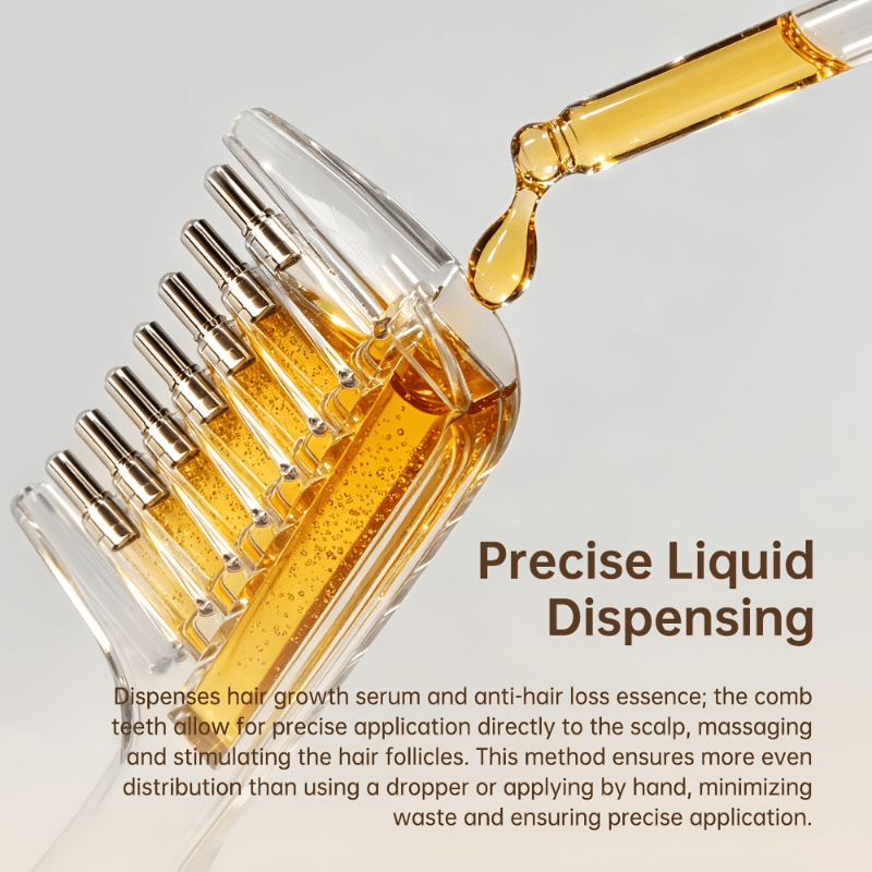 투명 에센셜 오일 주입 헤어 빗 재사용 가능 두피 액체 - Growth Factor Serum 리뷰 및 가격