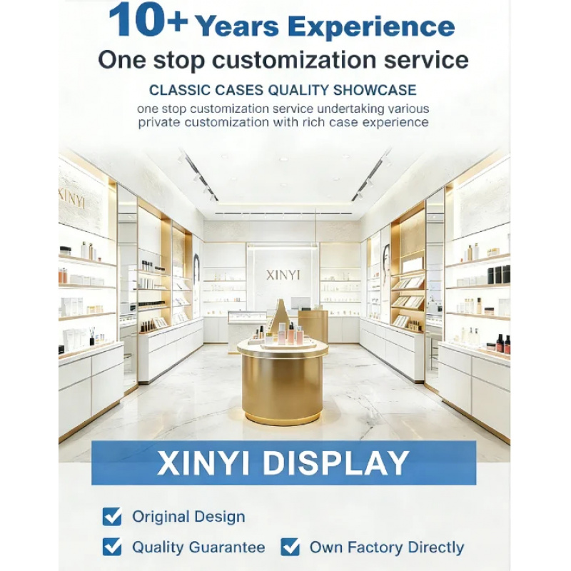 맞춤형 고급 스테인리스 스킨케어 아르무아르 진열장 LE - Luxury Skincare Display 리뷰 및 가격
