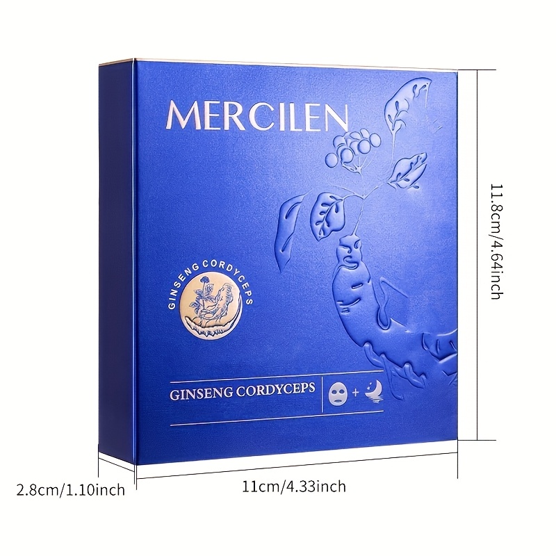 메르실렌 인삼 동충하초 콜라겐 고급 탄력 및 보습 마스 - Luxury Skincare Mask 리뷰 및 가격