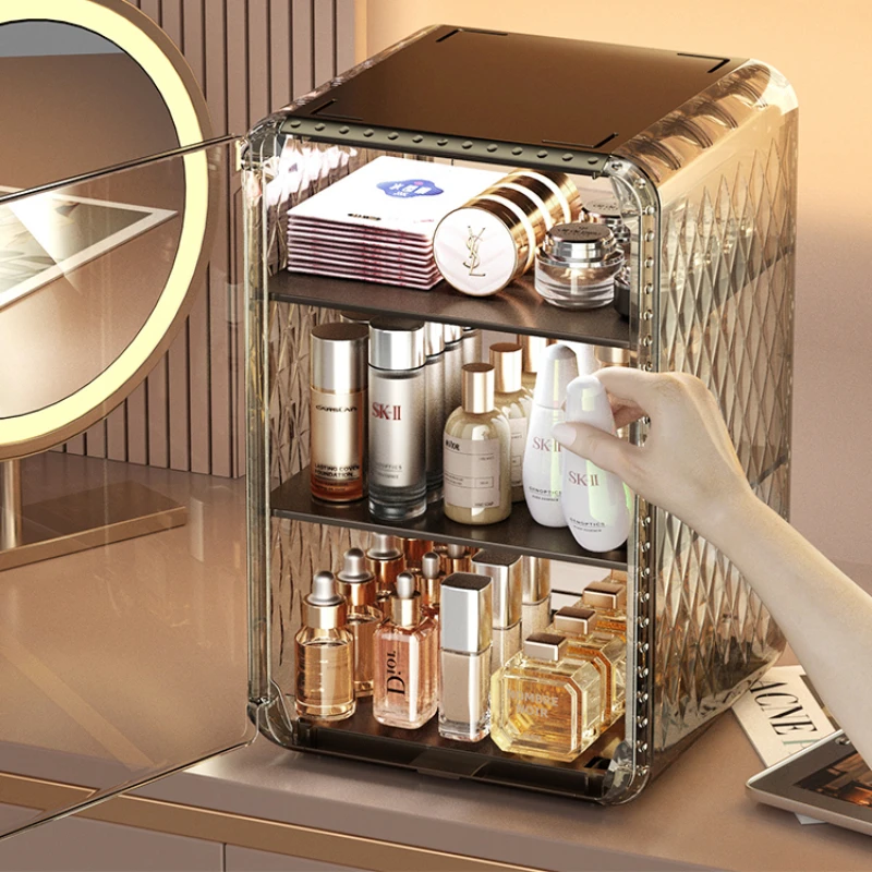 대용량 고급 화장품 정리함, 방진 아크릴 수납장, 스킨 - Luxury Skincare Display 리뷰 및 가격