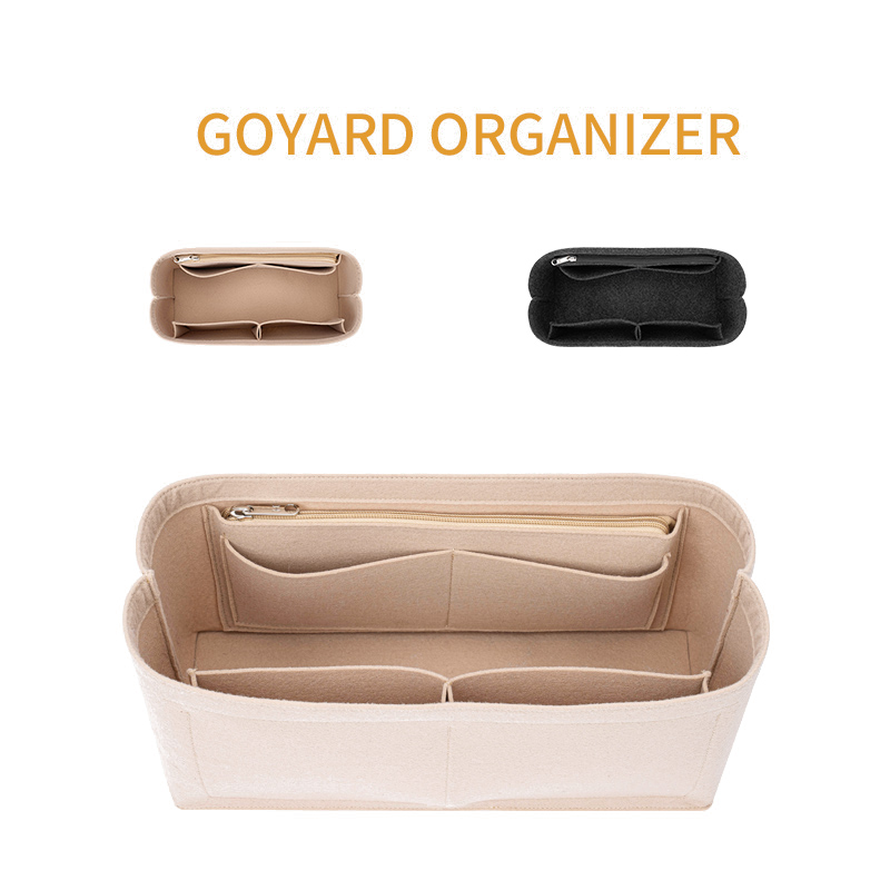 Goyard 토트 용 펠트 인서트 백 화장품 주최자 인 - Luxury Skincare Box 리뷰 및 가격
